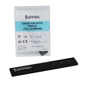 Suppra Gutta-Percha Measuring Ruler, Matte Black, Single Cutter